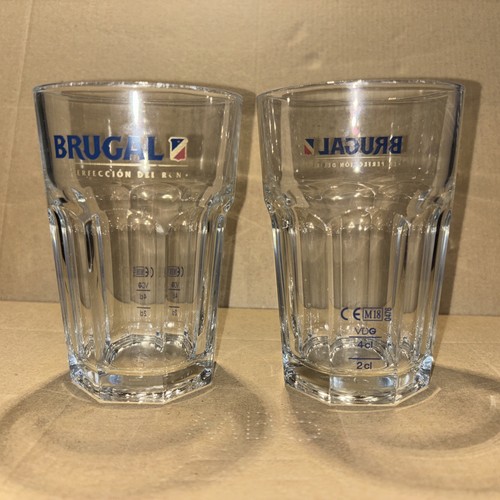 Brugal rum glas gläser - 2x,